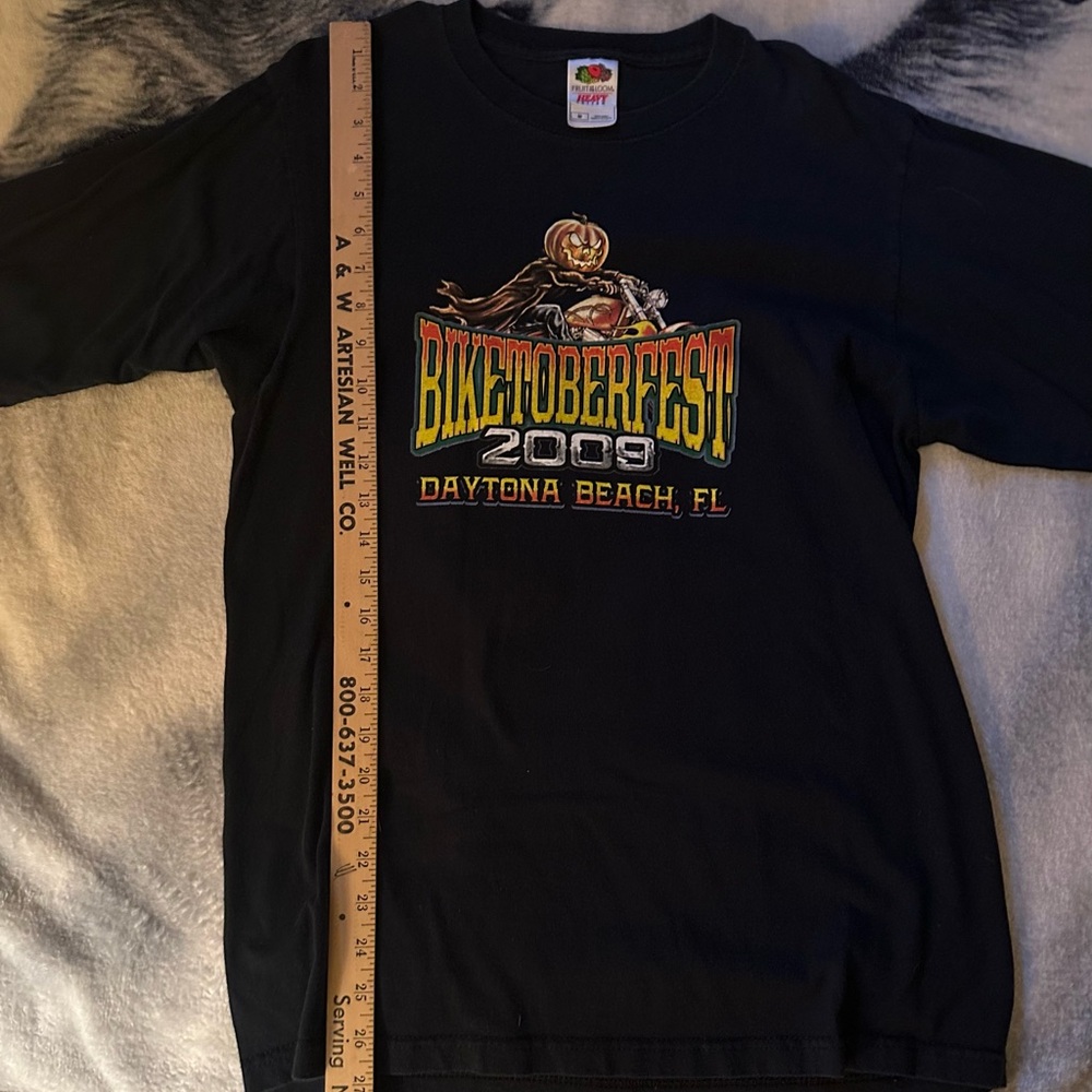 Fruit of the Loom Black Biketoberfest 2009 T-Shirt